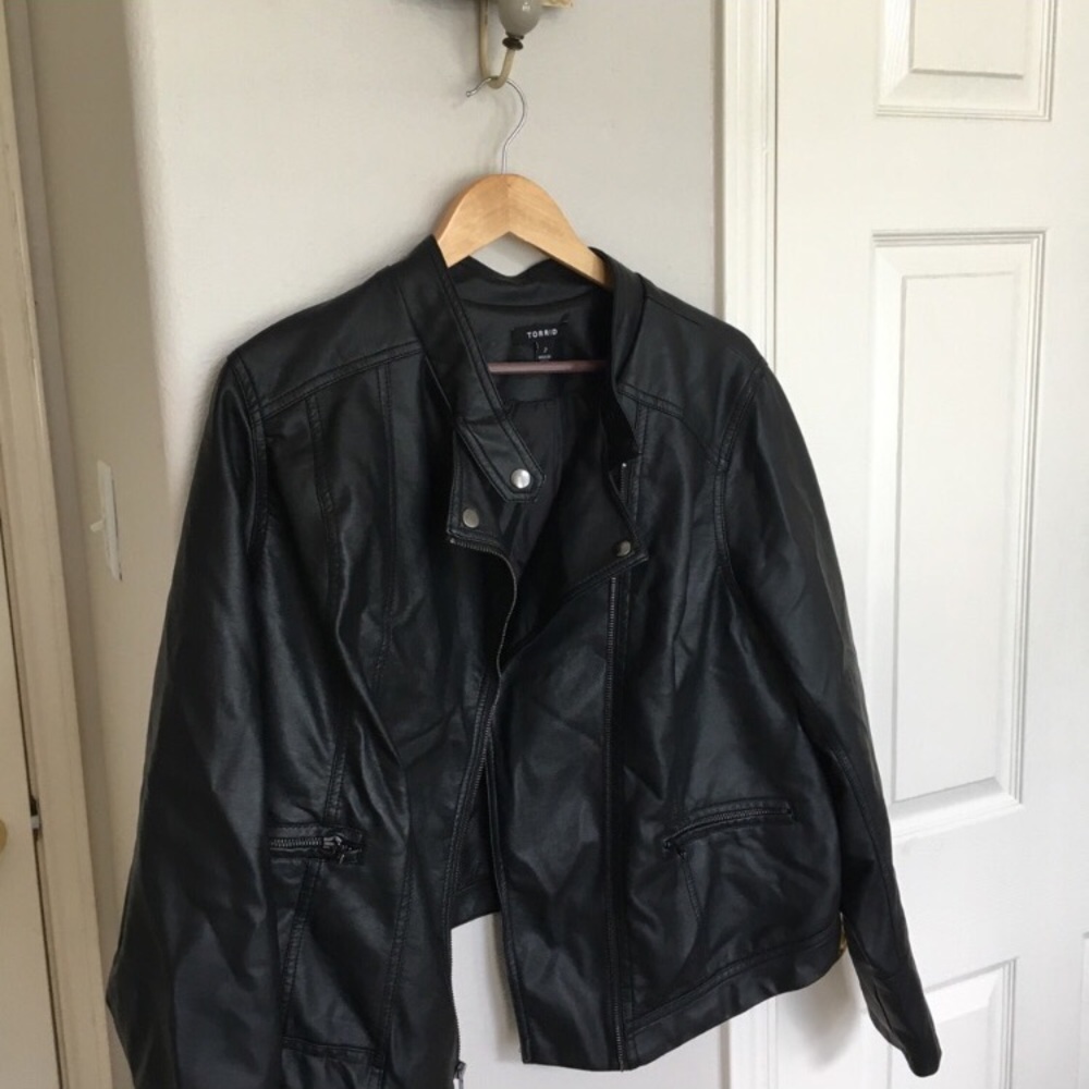 Like new Torrid faux leather jacket